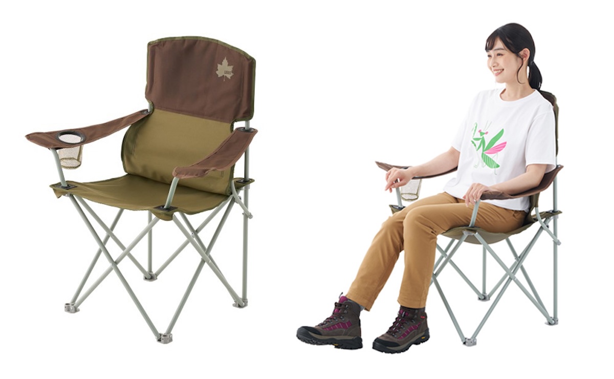 ロゴス「バックアシストアームチェア」はコンパクト＆快適！頼りになる