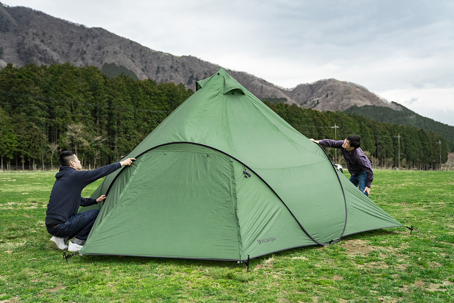 2メートル超えのシェルターでポップアップ！？ハイランダーの新作