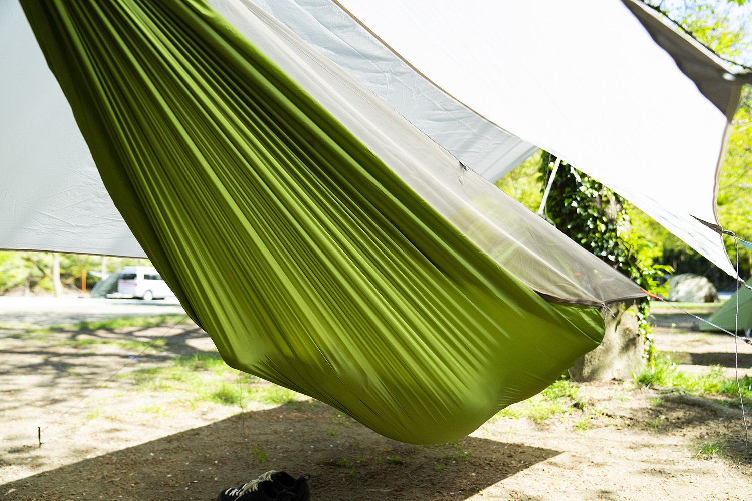 最強のハンモック！カモックの新作「マンティス ウルトラライト」が超