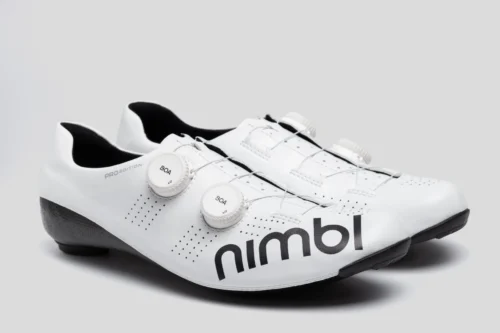 Nimbl Ultimate - cyclingshoes - White/gold - BERGASPORTS