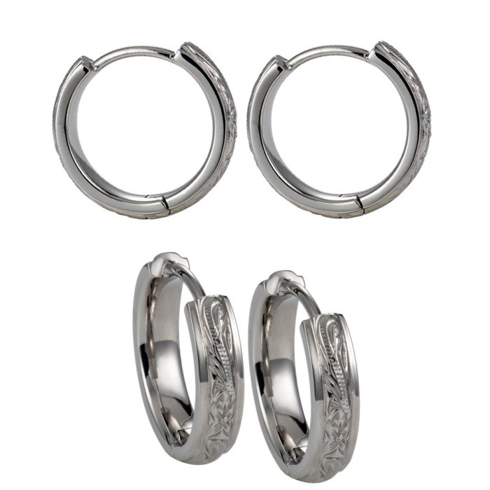 ステンレス】 大人気！ハワイアンジュエリー デザイン プルメリア