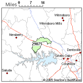 Zip 29075 (Little Mountain, SC) Climate