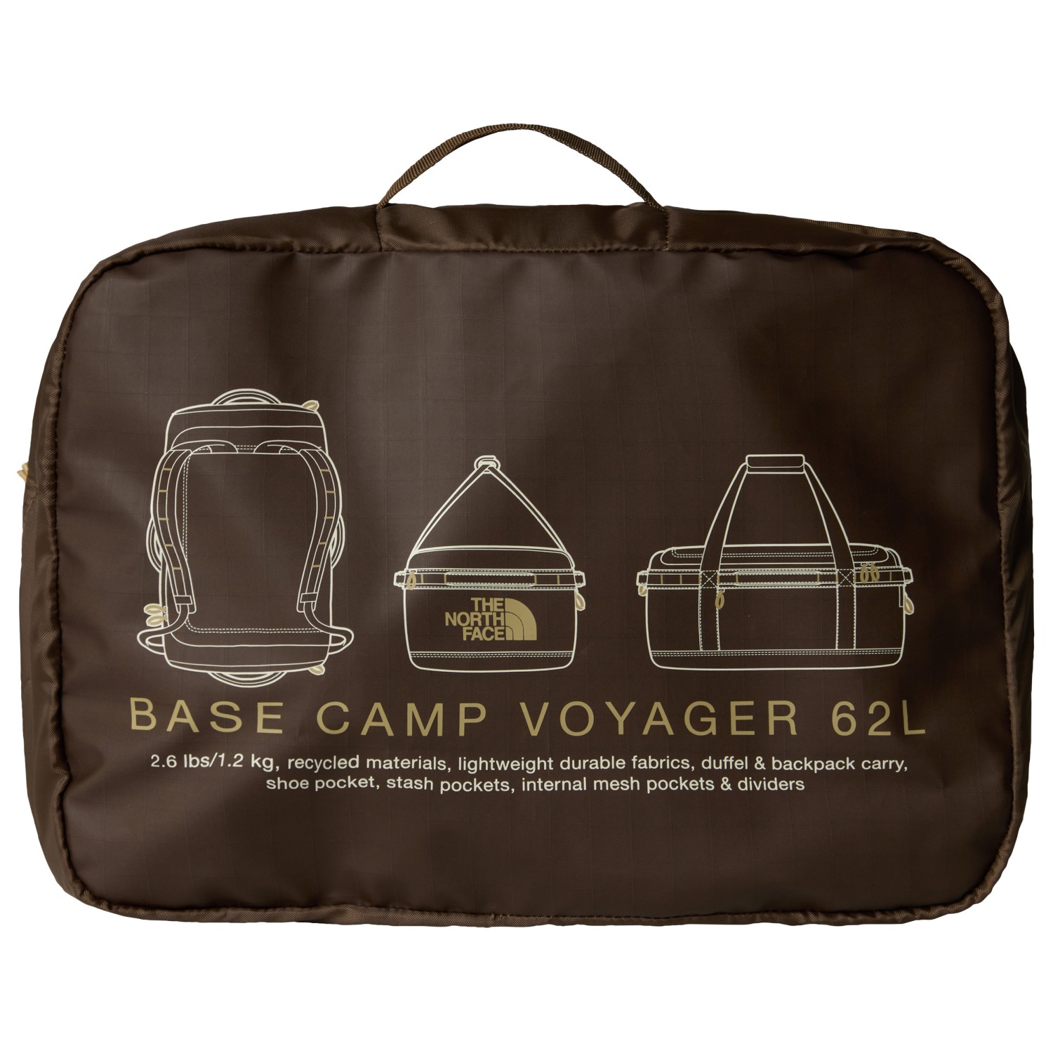 The North Face Base Camp Voyager Duffel 62L - Luggage | Free EU