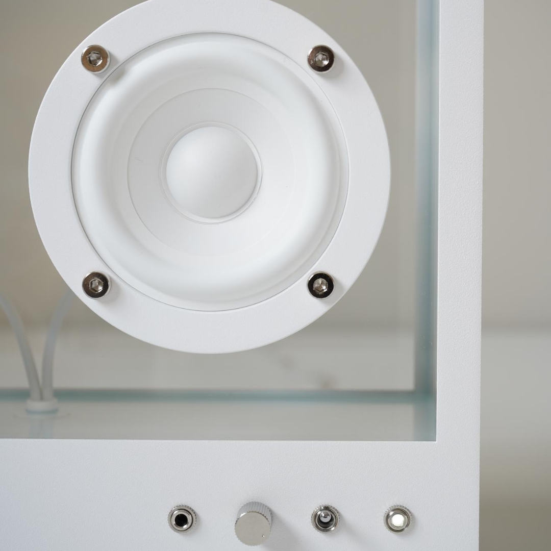 Transparent | Small Transparent Speaker - White
