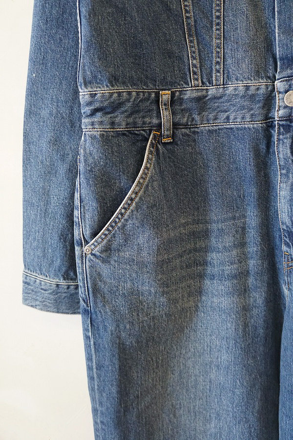 ETRE TOKYO カットオフネックデニムオールインワン ELENDEEKetc