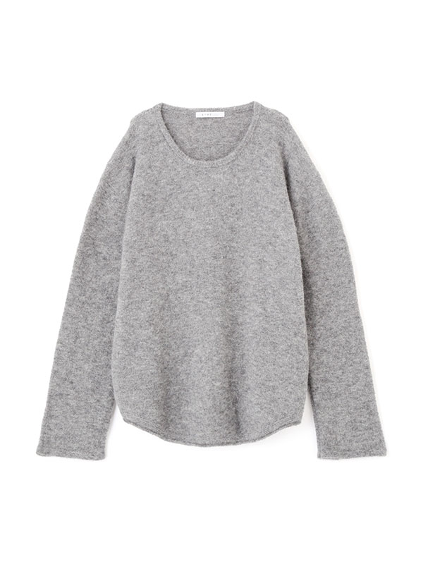 ETRE TOKYO ラウンドヘムクルーネックニットプルオーバー ELENDEEKetc