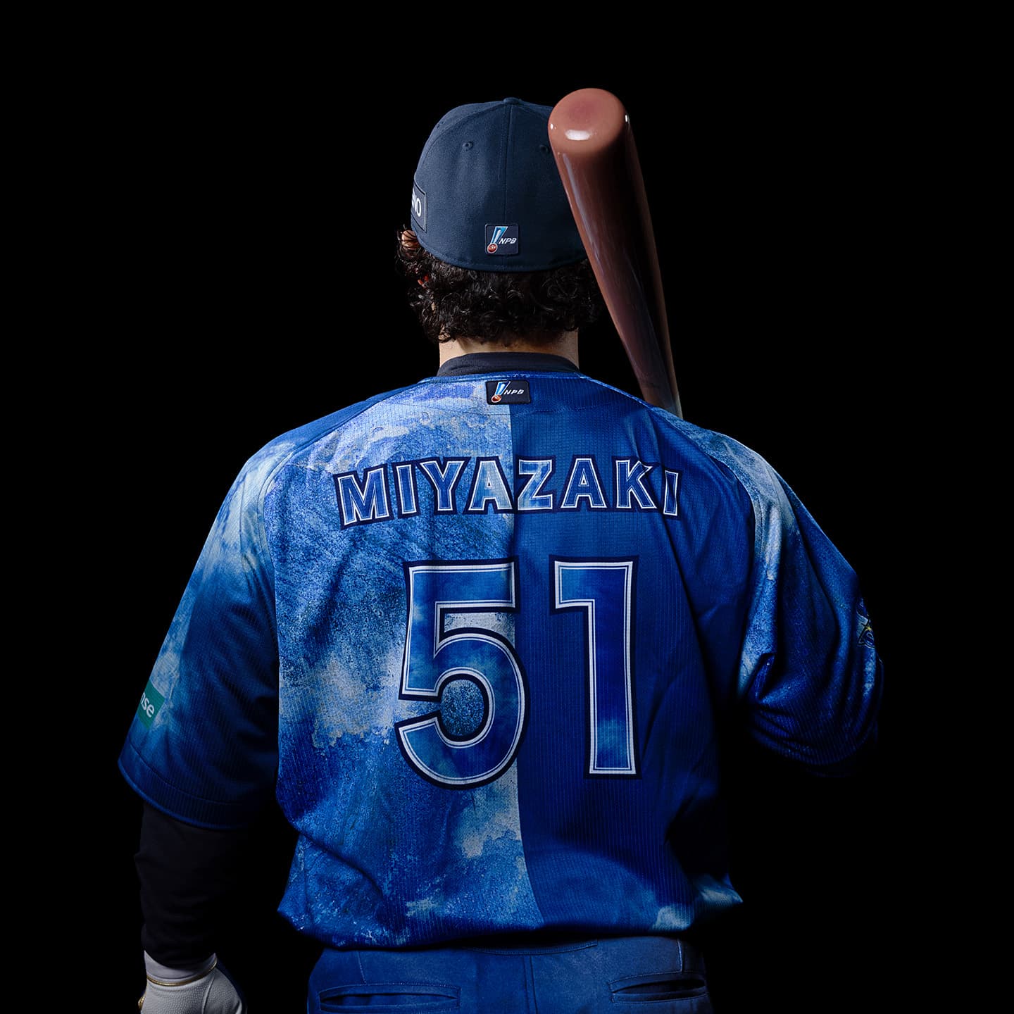 美品未使用、横浜DeNAベイスターズ 松尾ユニフォームL 美品未着用 横浜