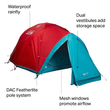 Mountain Hardwear Trango 4 Tent: 4-Person 4-Season - Hike & Camp