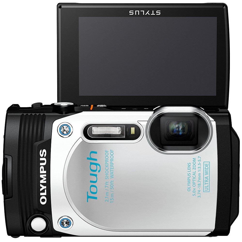 Olympus Tough TG-870 Waterproof Compact Camera - White