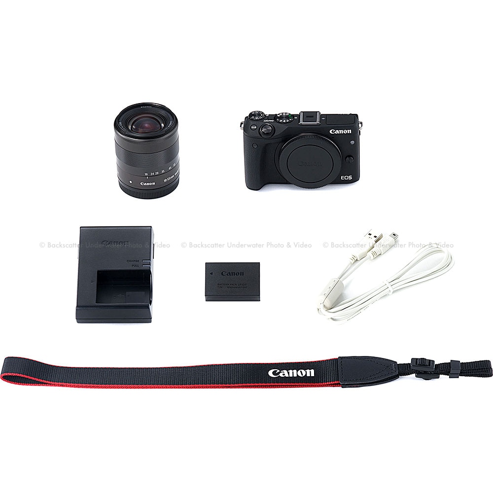 Canon EOS M3 EF-M Camera with 18-55mm IS STM Kit - Black