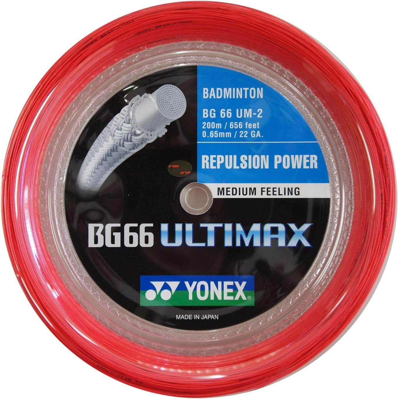 Yonex BG-66 Ultimax Badminton String [200m Reel] – Badminton Avenue