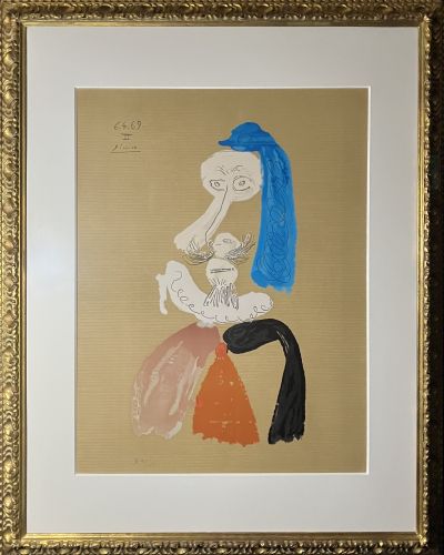 パブロ・ピカソ「想像の中の肖像」 の買取実績｜福岡県福岡市 リトグラフ