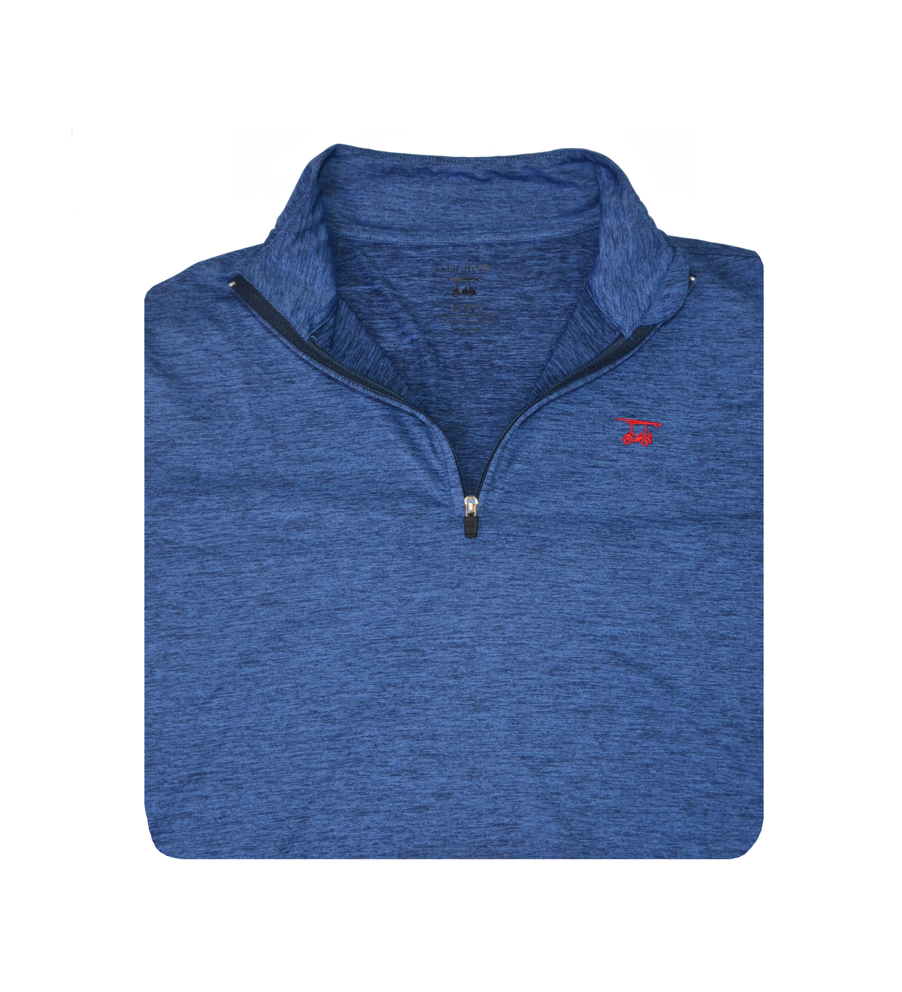 Youth Ocean View Quarter Zip - Heather Royal Blue – Bald Head Blues