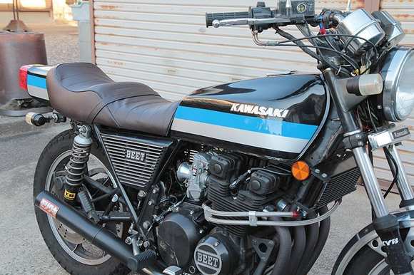 Z400FX タックロールシート 濃茶 カスタムバイク・カスタムパーツ、旧