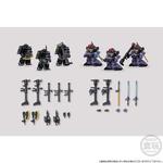 FW GUNDAM CONVERGE:CORE 黒い三連星 高機動型ザクII＆ドムセット