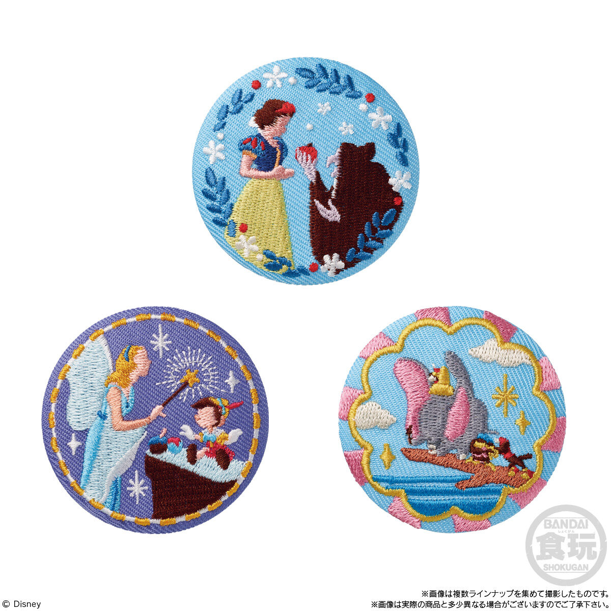 Disney Characters 刺繍缶バッジビスケット｜発売日：2024年8月19日