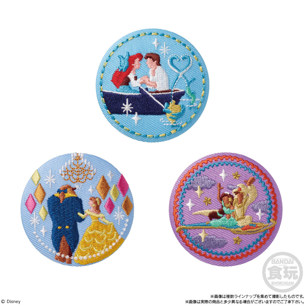 Disney Characters 刺繍缶バッジビスケット｜発売日：2024年8月19日