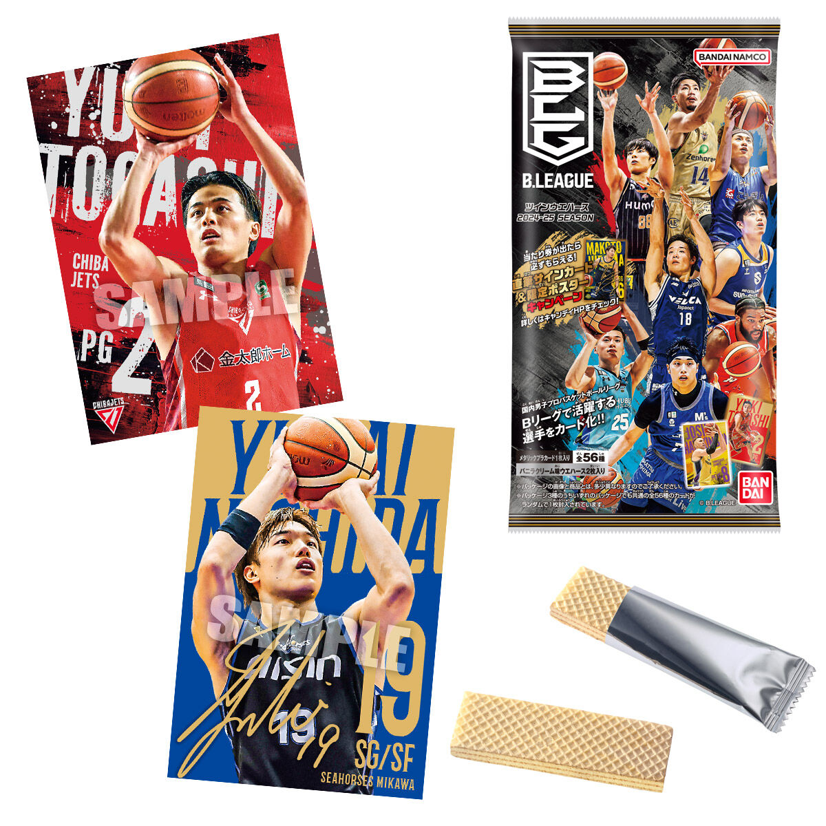 B.LEAGUE ツインウエハース 2024-25 SEASON｜発売日：2025年4月7日