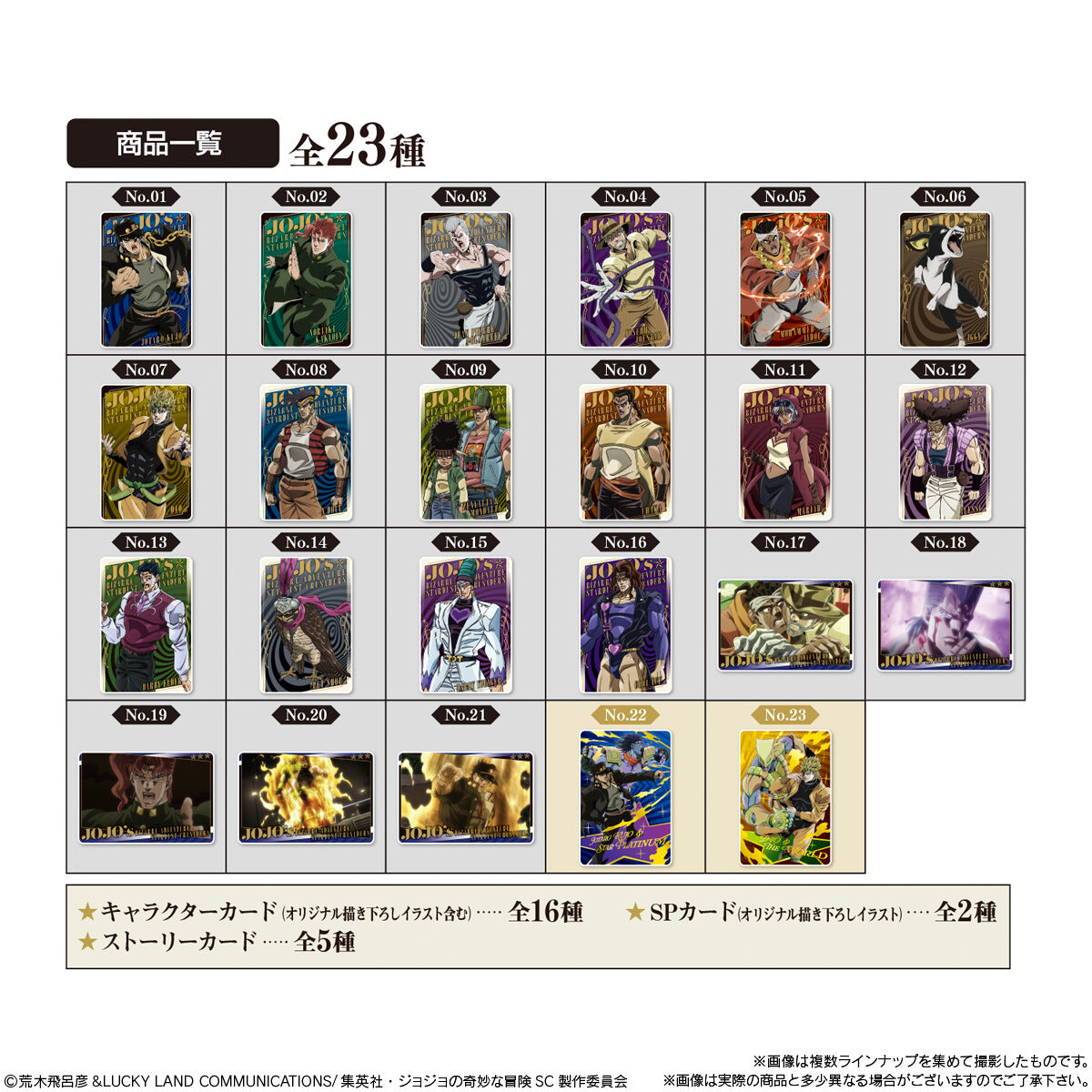 ジョジョの奇妙な冒険 スターダストクルセイダース ウエハース｜発売日