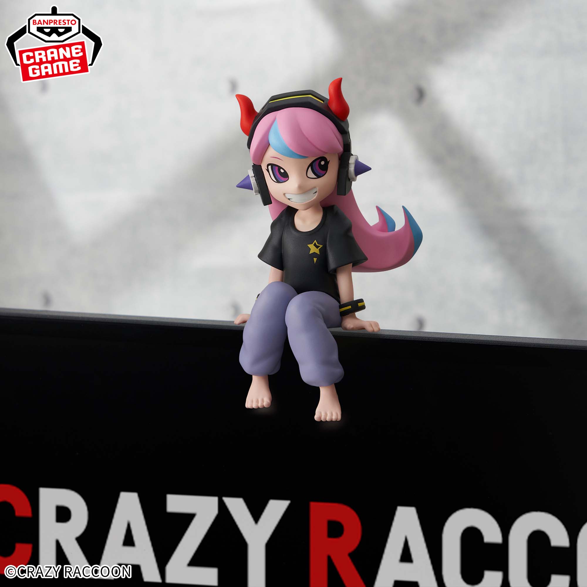 Crazy Raccoon モニタートップフィギュア-Selly-│株式会社BANDAI