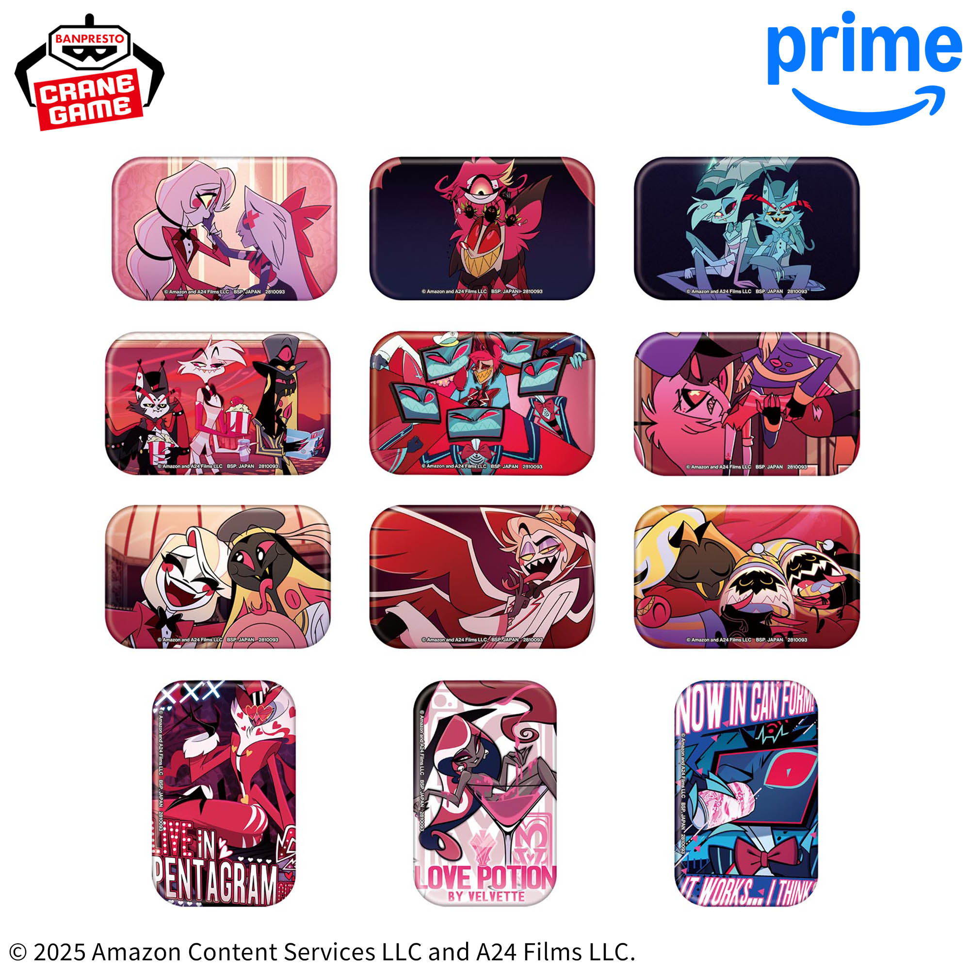 ハズビン・ホテルへようこそ スクエア缶バッジ ヴォックス