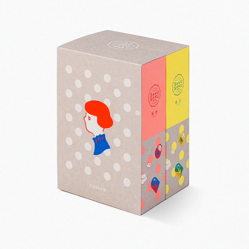 さくさく日記［セット］海老＋帆立 12袋入: さくさく日記｜坂角総本舖