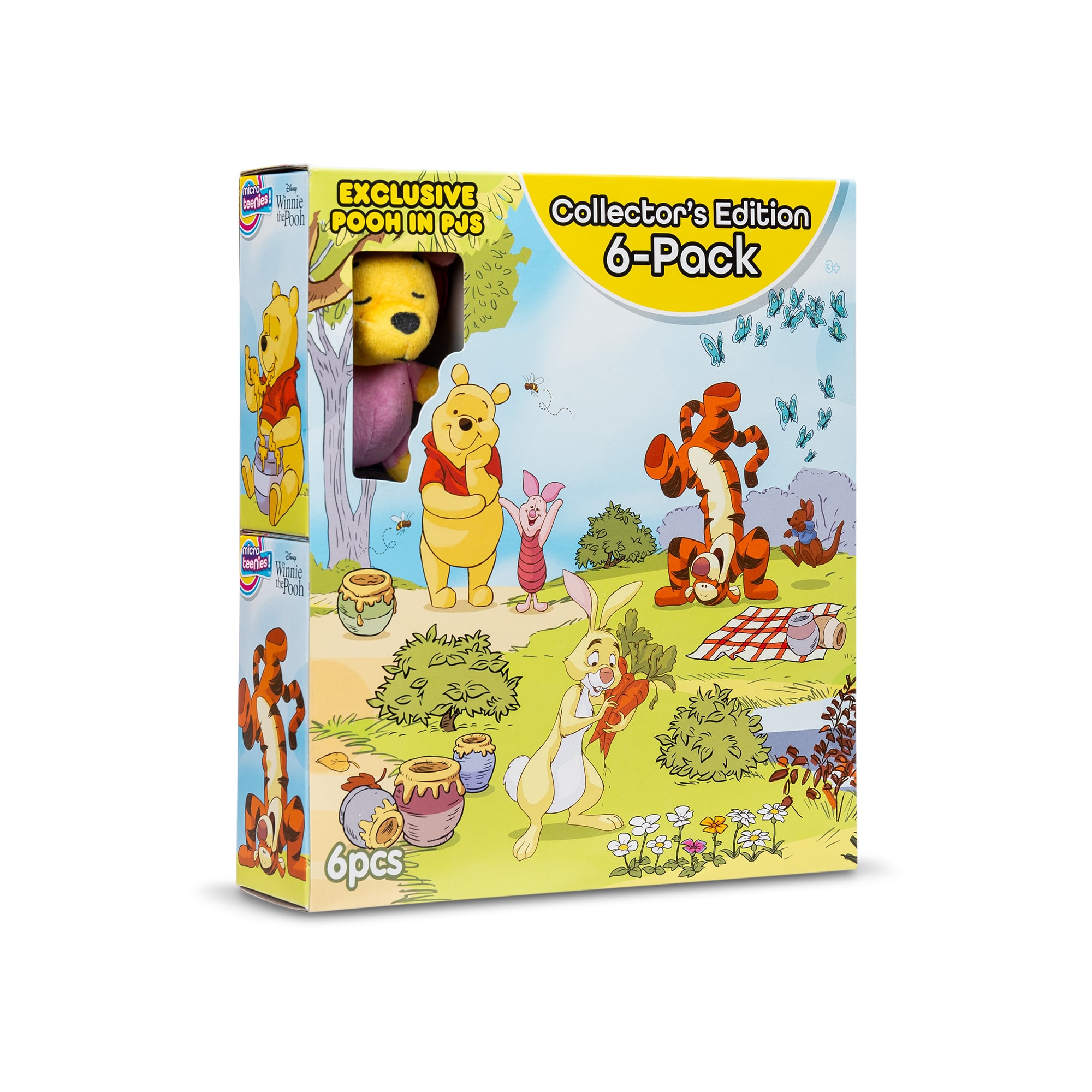 Micro Teenies - Winnie the Pooh and Pals 6 Pack | BasicFun!