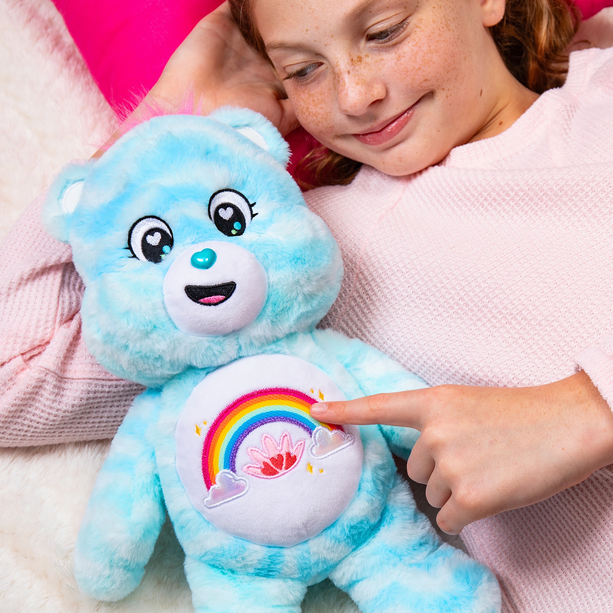 Care Bears™ - Medium Plush - Sweet Serenity Bear | BasicFun!