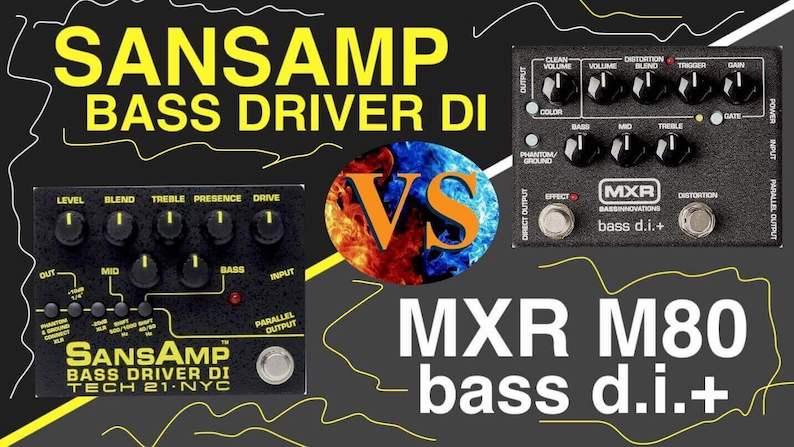 比較音源】サンズアンプとMXR M80 bass d.i.+の違い~音を試奏音源で