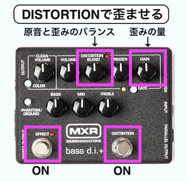 試奏レビュー】MXR M80-BASS.DIの使い方~プリアンプとディストーション