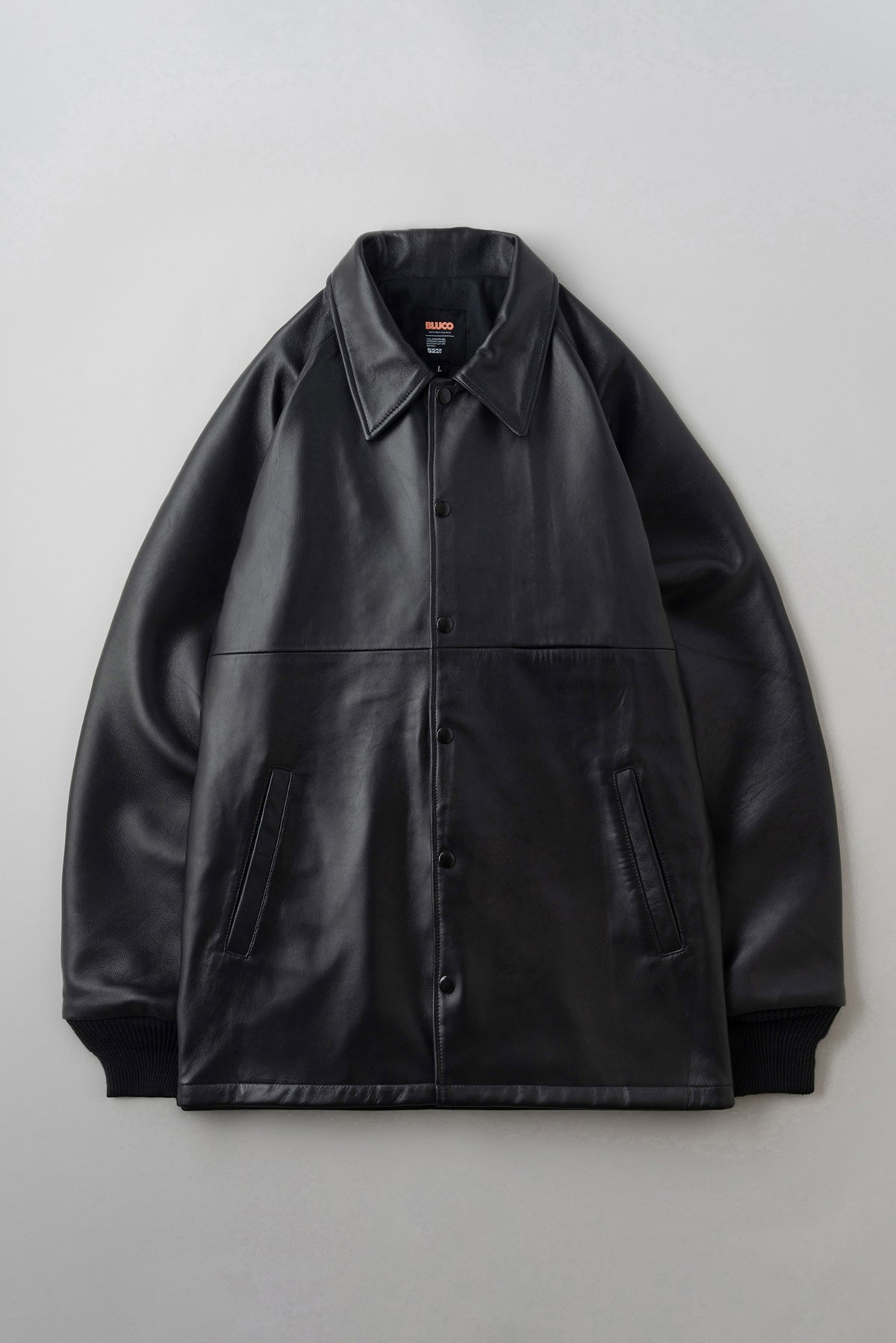 LEATHER COACH JACKET – BLUCO. INC