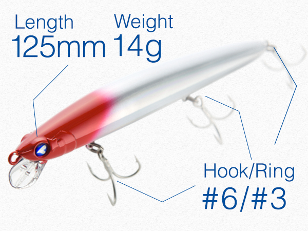 ブローウィン！125F-Slim | ブローウィン | ルアー | 製品 | BlueBlue