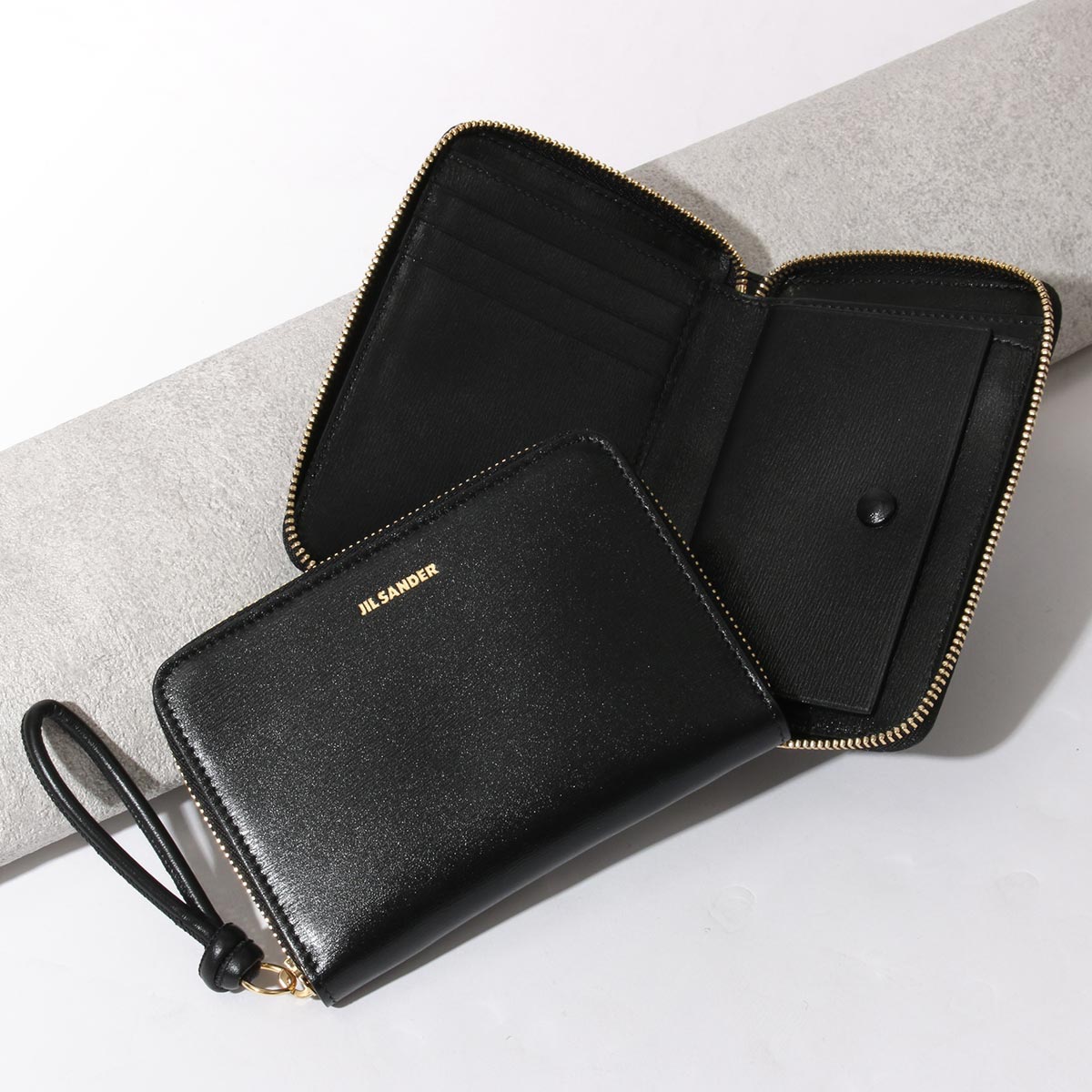 ジルサンダー 二つ折り財布 財布 レディース ブラック J07UI0006 P4841