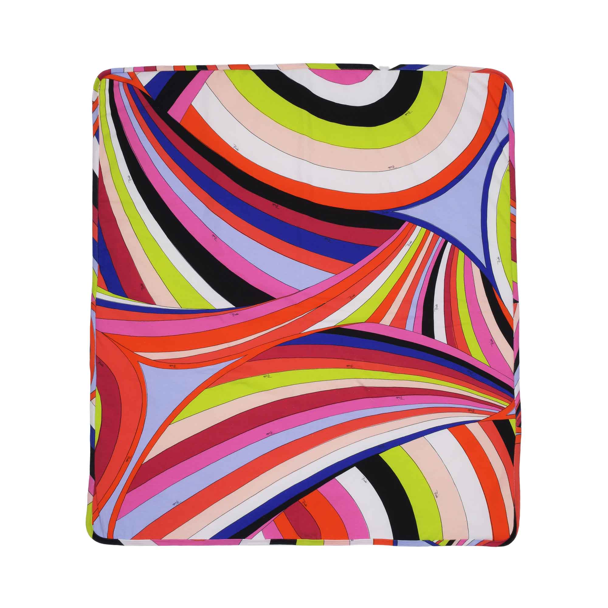Emilio Pucci Kids Blanket Multicolor One Size – Blue Salon