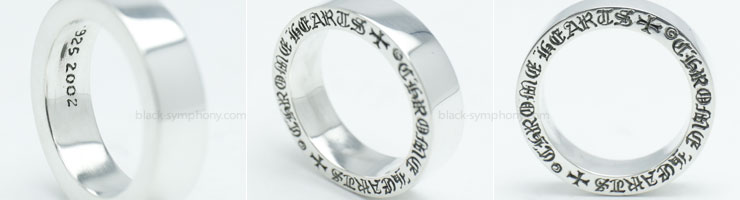 クロムハーツスペーサーリングプレーン6mmペアリングセット|クロム