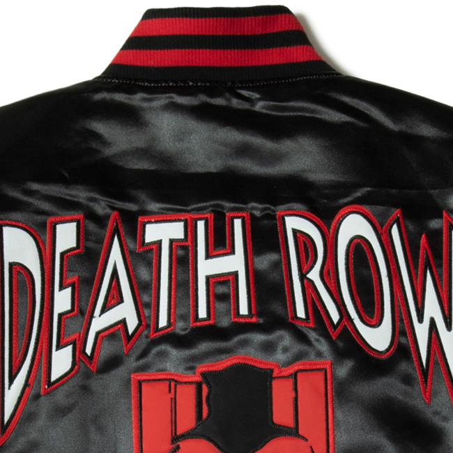 HEADGEAR CLASSIC WELCOME TO DEATH ROW BIKER SATIN JACKET