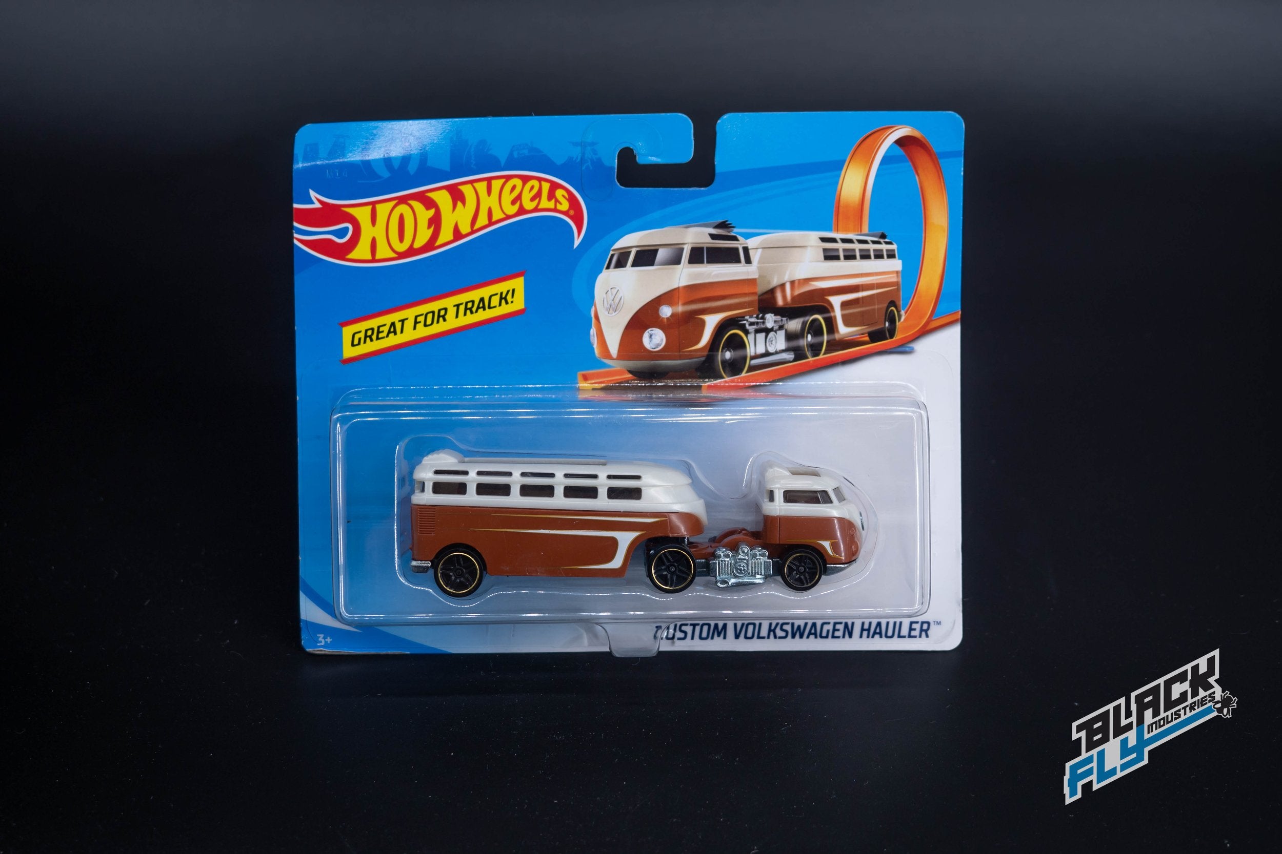 Hot Wheels -- Custom Volkswagen Hauler - bus – Black Fly Industries