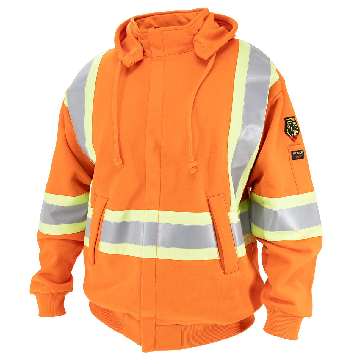 PRODUCTS: 12 oz. AR/FR Cotton Full-Zip Hooded Sweatshirt, Safety