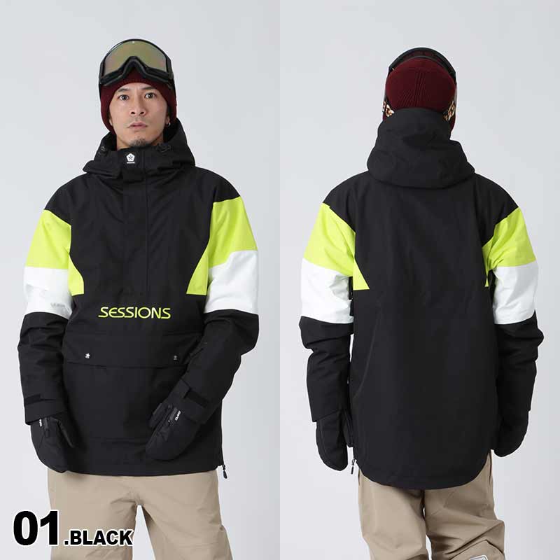 SESSIONS/セッションズ メンズ スノーウェア プルオーバージャケット