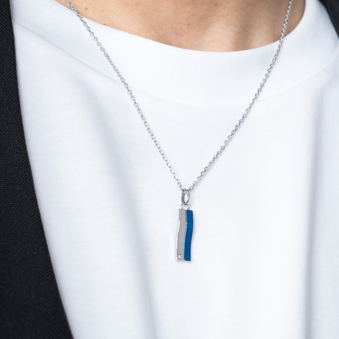 カーブプレートネックレス / BSN-174 – BLESS