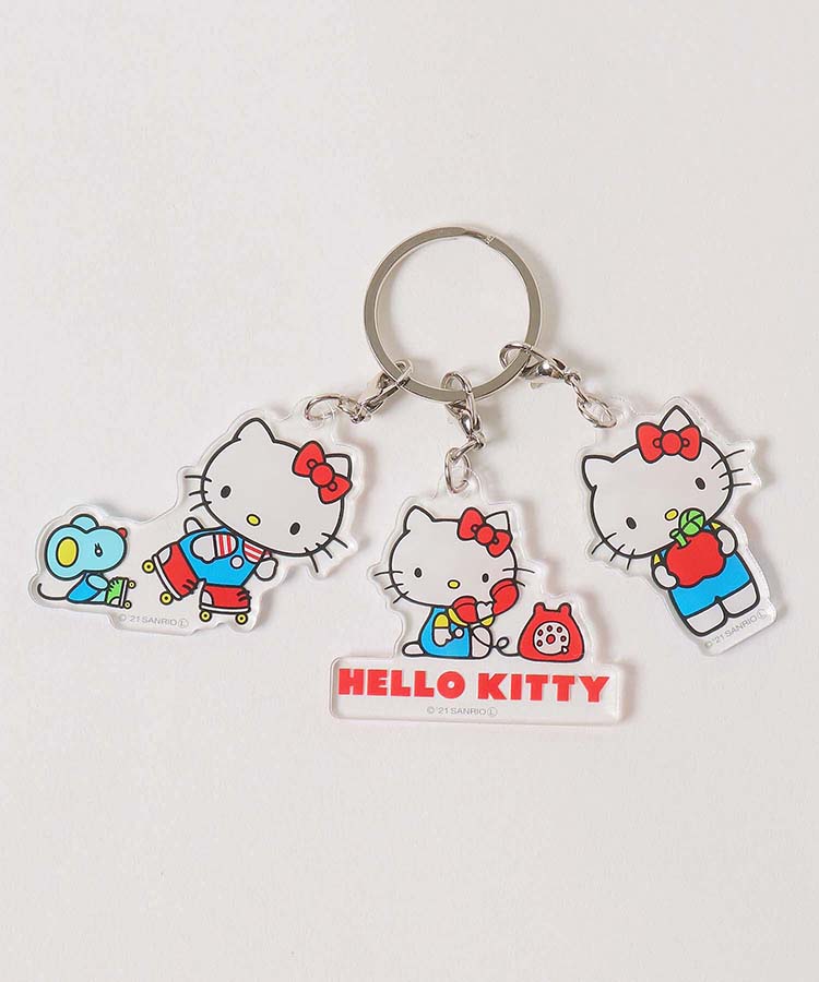≪SALE≫サンリオキャラクターズ3連キーチャーム(ハローキティ): ALL