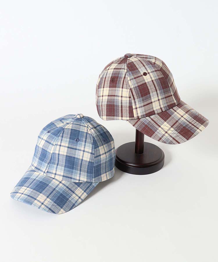 チェックキャップ | Bleu Bleuet（ブルーブルーエ）公式通販
