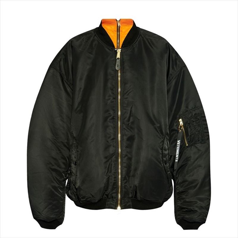 VETEMENTS ALPHA Double Zip Bomber Jacket (MA-1)