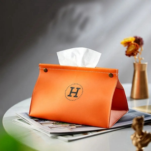 ルイヴィトンティッシュボックスハイブランドファッション PU レザー 4