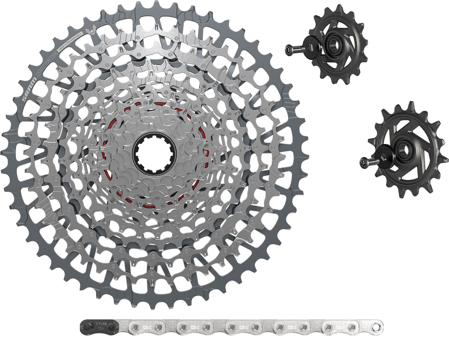 SRAM GX Eagle XG-1275 Cassette + PC GX Eagle Chain 12-speed Wear