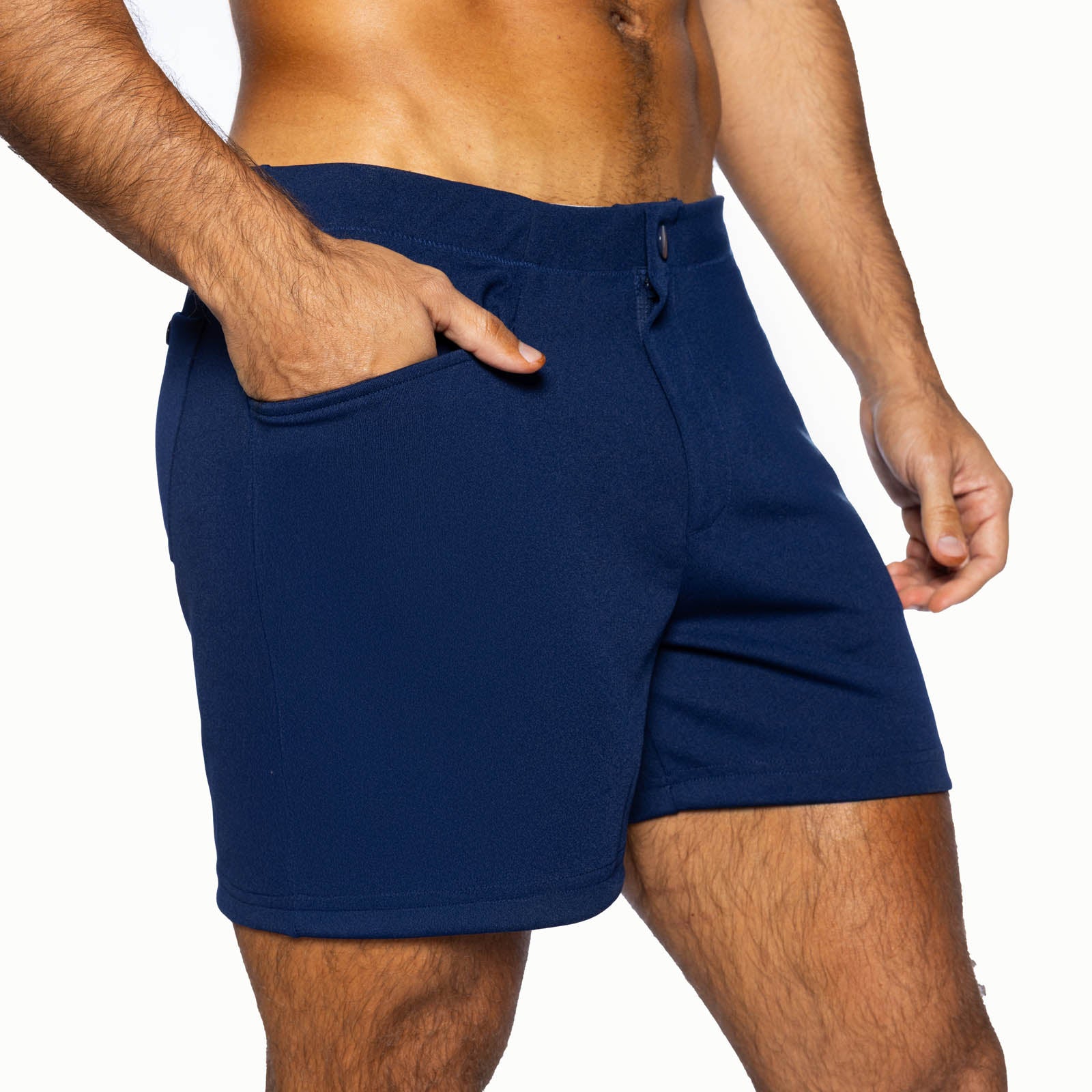 Men's Navy Coaches Shorts – BIKE Athletic