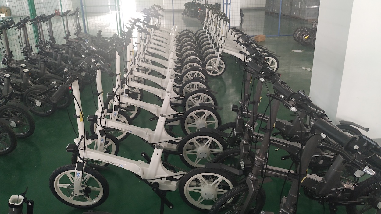 The One Folding Electric Bike by United City Bikes