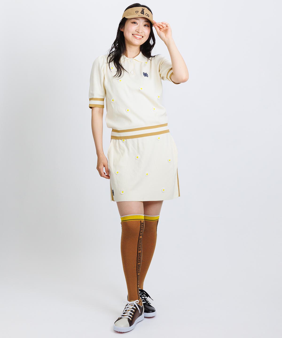 マーガレットニットポロシャツ|アルチビオ - ゴルフウェアや婦人服通販