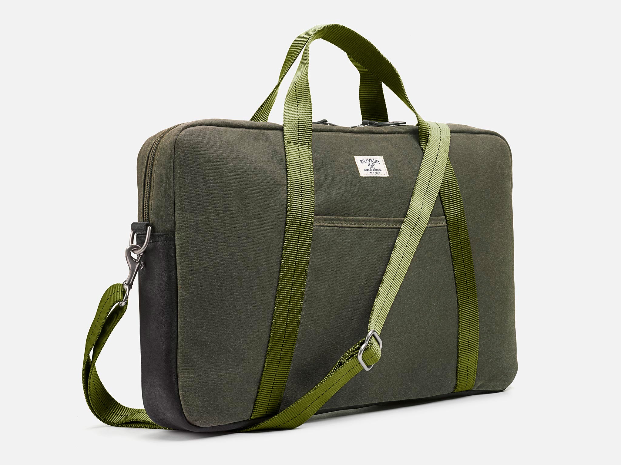 No. 508 Standard Issue Slim Briefcase, Olive – Billykirk