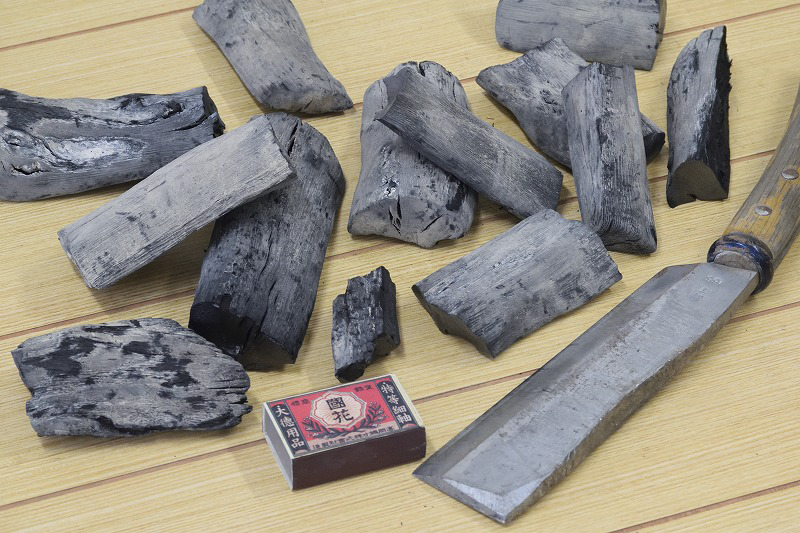 火力が安定！長尺の紀州備長炭
